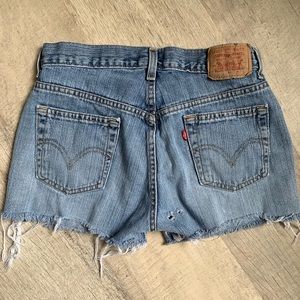 Levi’s 505 Distressed Shorts